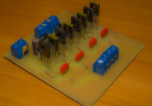 драйвер шагового двигателя на транзисторах